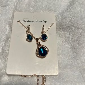 Necklace and earrings